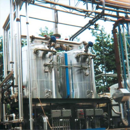 Aktivkohle-Anlage mit Wasserdampf-Regeneration